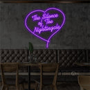 InsNeon Factory The Silence of The Nightingale Neon Bar Sign