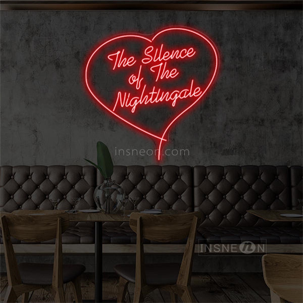 InsNeon Factory The Silence of The Nightingale Neon Bar Sign