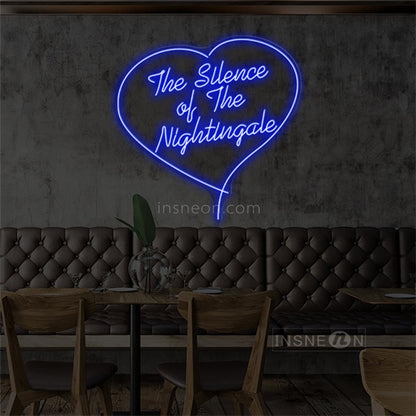 InsNeon Factory The Silence of The Nightingale Neon Bar Sign