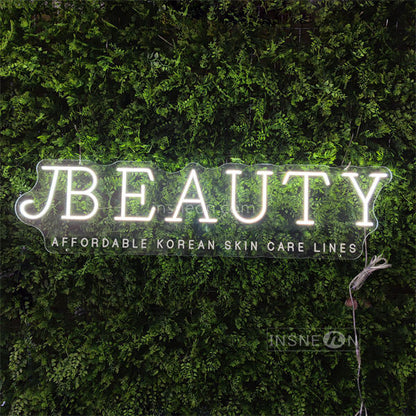 Insneon factory Jbeauty custom neon sign