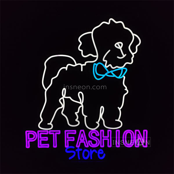 Insneon factory Pet Fashion Store custom neon sign
