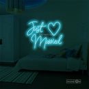 Just Married Led Custom Neon Sign