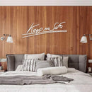 'Keep me safe' LED Neon Sign