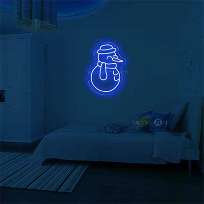 'Little Snowman' Neon Sign