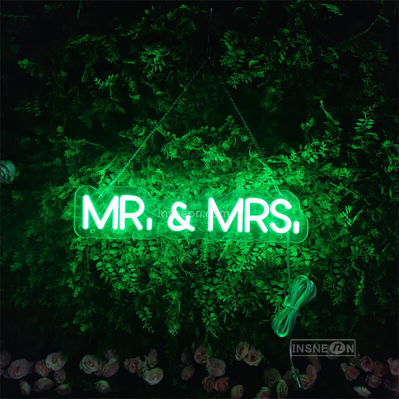 MR.& MRS Led Custom Neon Sign