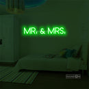 MR.& MRS Led Custom Neon Sign