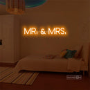 MR.& MRS Led Custom Neon Sign