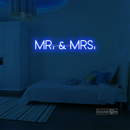 MR.& MRS Led Custom Neon Sign