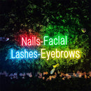 Mails-Facili Lashes-Eyebrows Led Custom Neon Sign