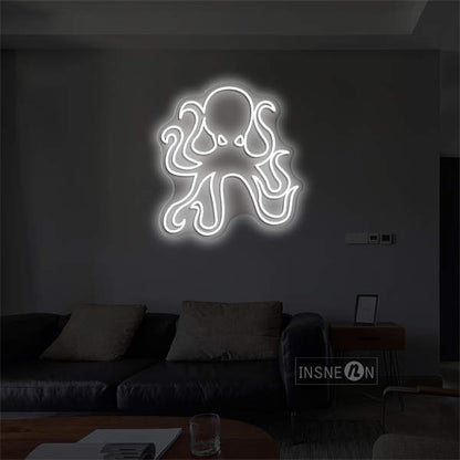 'Octopus' Neon Sign