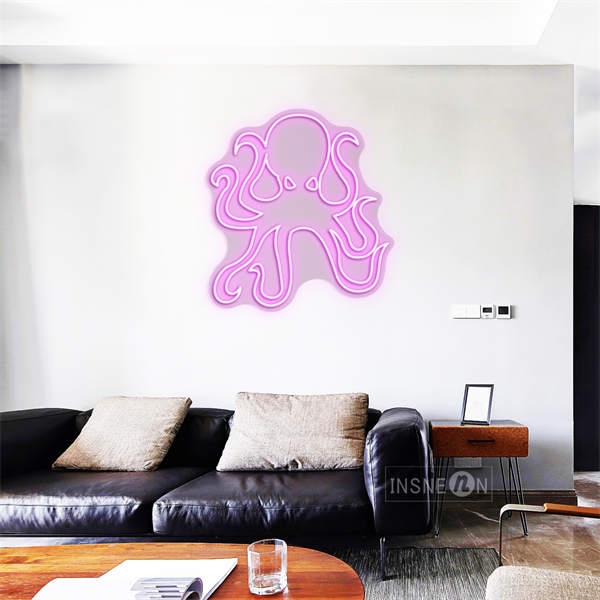 'Octopus' Neon Sign