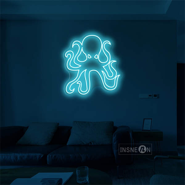 'Octopus' Neon Sign