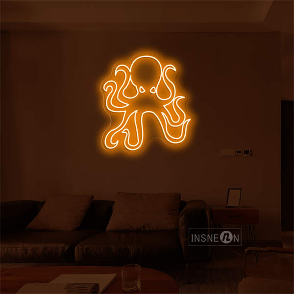 'Octopus' Neon Sign