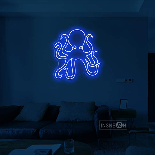 'Octopus' Neon Sign