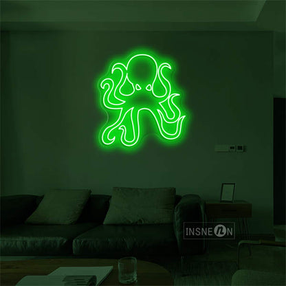 'Octopus' Neon Sign
