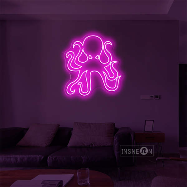 'Octopus' Neon Sign