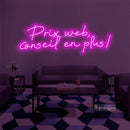 Prix web conseil en plus Led Custom Neon Sign