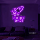 ROCKET SPACE Led Custom Neon Sign