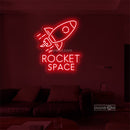 ROCKET SPACE Led Custom Neon Sign
