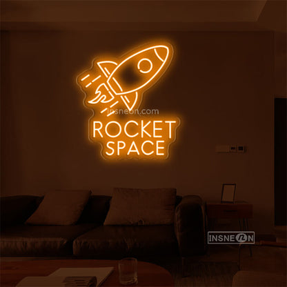 ROCKET SPACE Led Custom Neon Sign