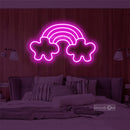 Rainbow Clouds Led Custom Neon Sign