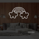 Rainbow Clouds Led Custom Neon Sign