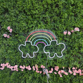 Rainbow Clouds Led Custom Neon Sign