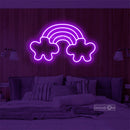 Rainbow Clouds Led Custom Neon Sign