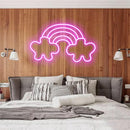 Rainbow Clouds Led Custom Neon Sign