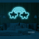 Rainbow Clouds Led Custom Neon Sign