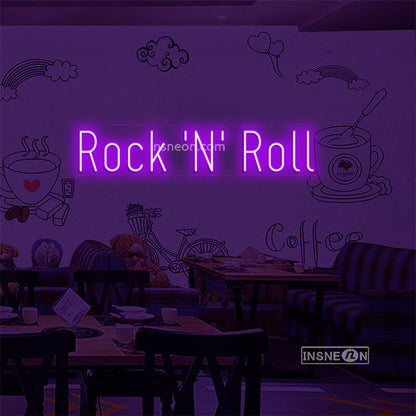 Rock 'N' Roll Led Custom Neon Sign