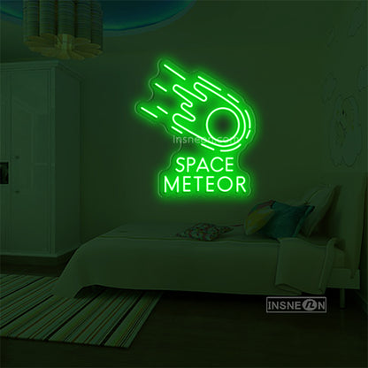 SPACE METEOR Led Custom Neon Sign