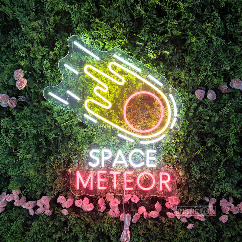 SPACE METEOR Led Custom Neon Sign