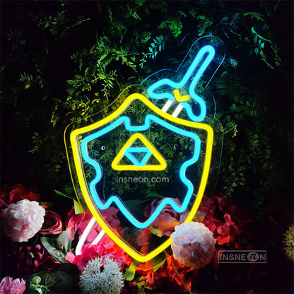 Shields and swords Led Custom Neon Sign