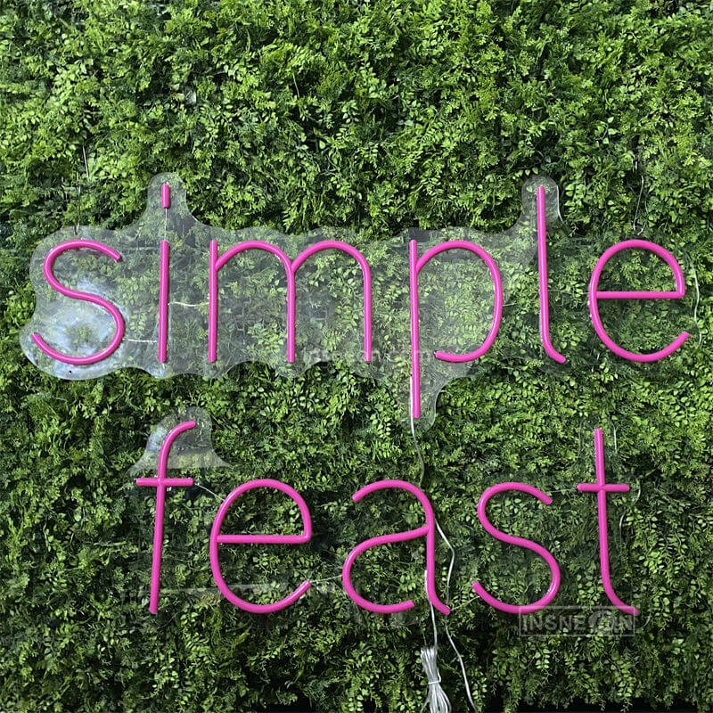Feast Sign Simple feast Led Custom Neon Sign