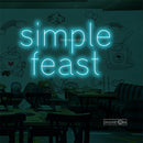 Simple feast Led Custom Neon Sign