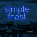 Simple feast Led Custom Neon Sign