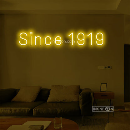 Since 1919 Led Custom Neon Sign