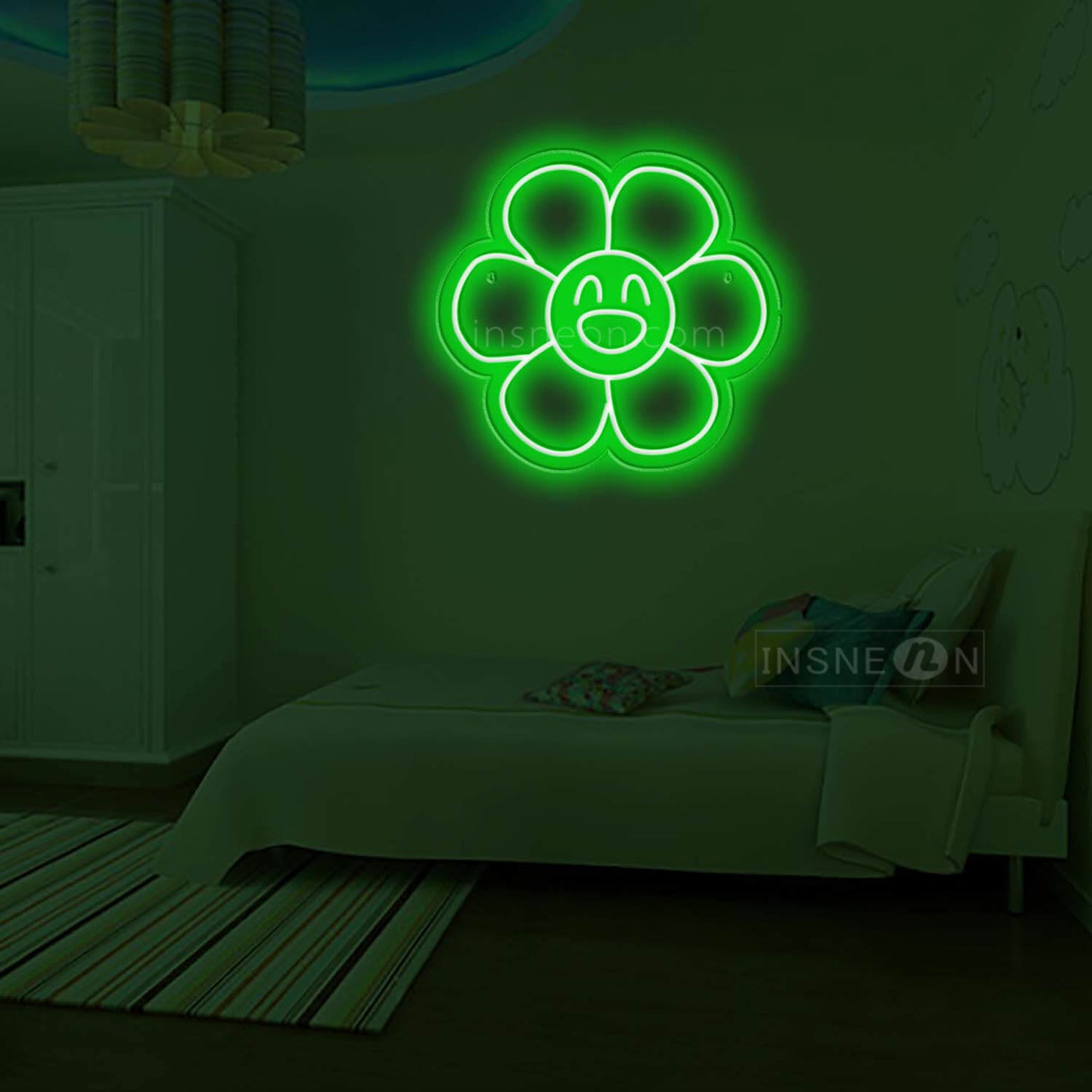 Six-color flower Led Custom Neon Sign