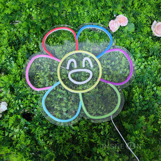 Six-color flower Led Custom Neon Sign