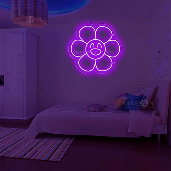 'Six-color flower' Neon Sign