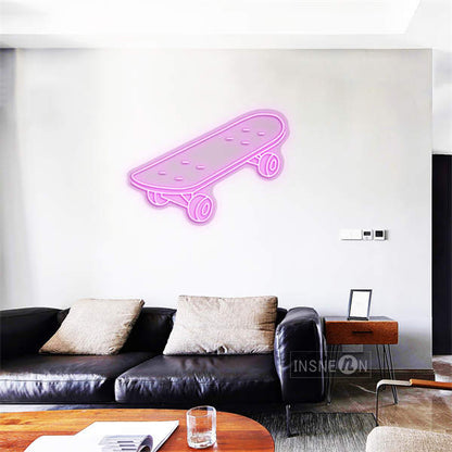 'Skateboard' LED Neon Sign