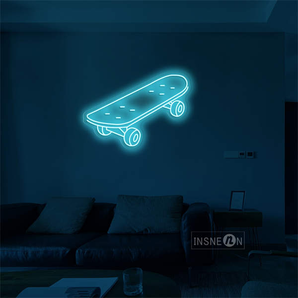 'Skateboard' LED Neon Sign
