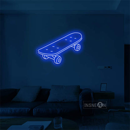 'Skateboard' LED Neon Sign