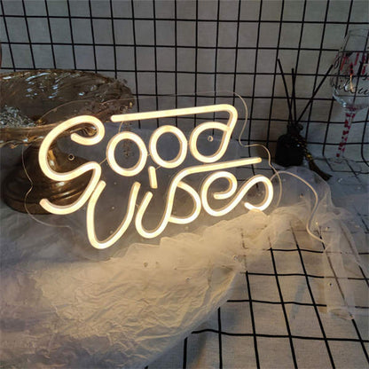 Good Vibes' LED Neon Sign