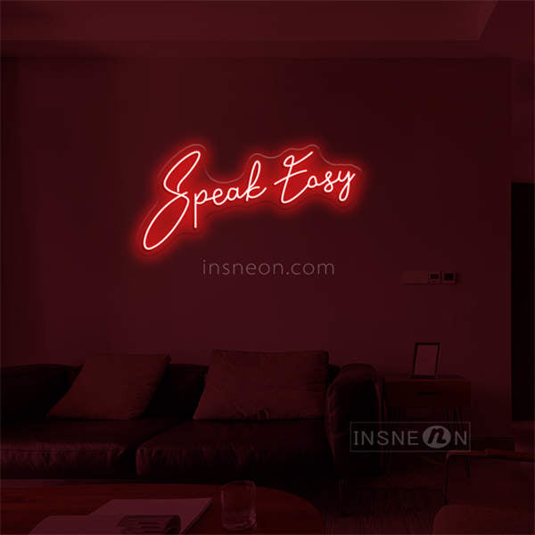 'Speak Easy' LED Neon Sign