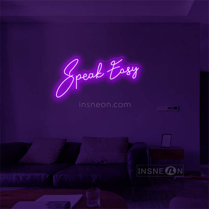 'Speak Easy' LED Neon Sign