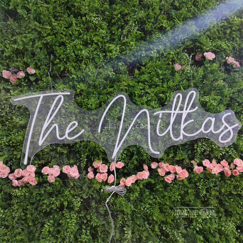 'The Nitkas' Led Custom Neon Sign