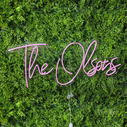 The Olsons Led Custom Neon Sign