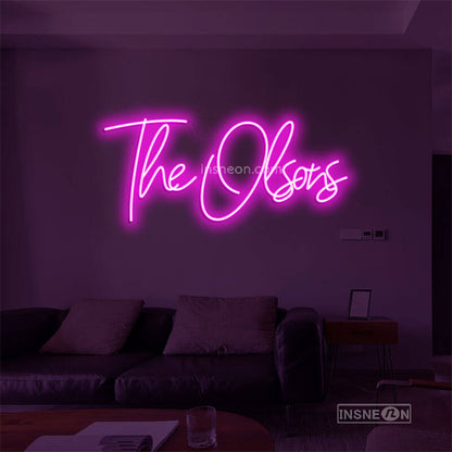 The Olsons Led Custom Neon Sign